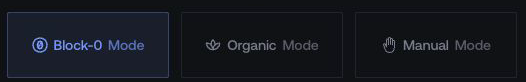 Selected launch route and execution mode in Proxima